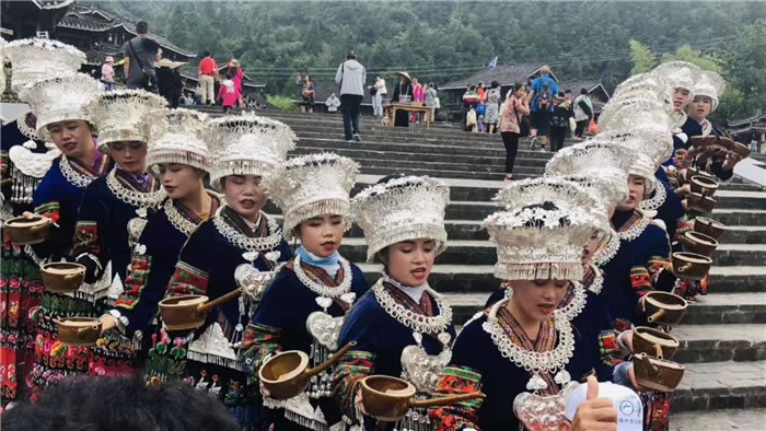 東風(fēng)基地綿陽(yáng)老兵重走長(zhǎng)征路～貴州西江站